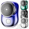Rasoir éLectrique, Mini Rasoir pour Hommes, Mini-Rasage électrique Portable Lavable, Rasoir Portatif pour Hommes Sec Et Humid