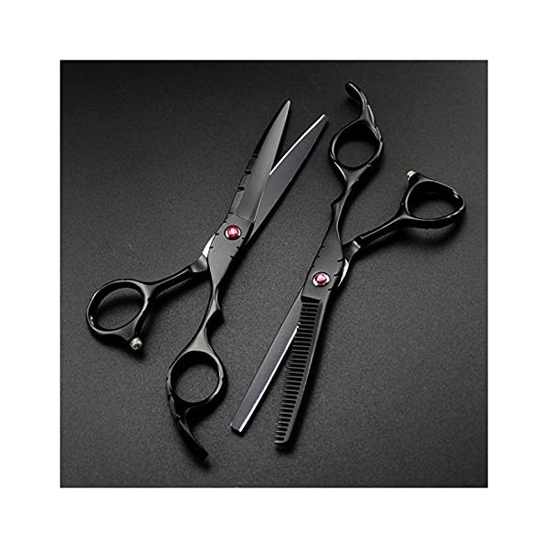 NC Ciseaux de Coiffure Amincissants 5,5/6 Pouces, Ciseaux Outils de Coiffeur Couleur : 6 Pouces Ensemble 5,5 Pouces Ensemb