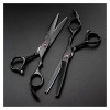 NC Ciseaux de Coiffure Amincissants 5,5/6 Pouces, Ciseaux Outils de Coiffeur Couleur : 6 Pouces Ensemble 5,5 Pouces Ensemb