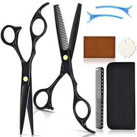 Ciseaux Coiffure 6,8 pouces salon de coiffure coiffure coupe Dilution professionnel cisaillement en acier inoxydable Scissor 