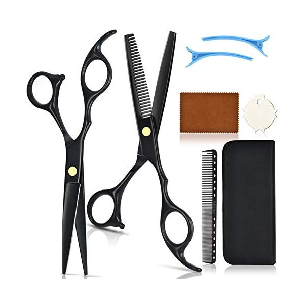 Ciseaux Coiffure 6,8 pouces salon de coiffure coiffure coupe Dilution professionnel cisaillement en acier inoxydable Scissor 