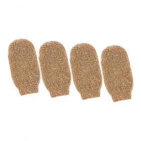 POPETPOP 20 Pcs Gants De Bain Gant De Gommage Coréen Éponge Naturelle Éponges De Mer Pour Le Bain Gant Exfoliant Coréen Gants