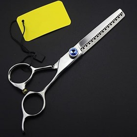 Ciseaux de coupe de cheveux, 6 pouces professionnels 440c ciseaux à cheveux maquillage coupe de cheveux ciseaux 50% ciseaux a...