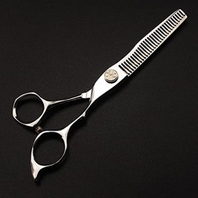 Ciseaux de coupe de cheveux, 6 pouces professionnels 440c manche court coupe ciseaux de cheveux coupe de cheveux coupe de che...
