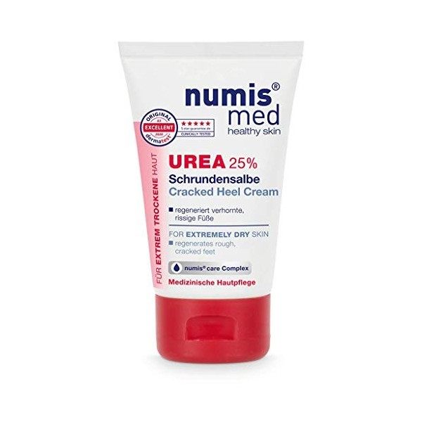 numis med crème pieds très secs et crevassés à 25% durée - creme pieds tres secs crevasse apaisante pour les pieds crevassés