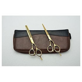 Xiaozhoukeji Ciseaux de Coiffure de 5,5 Pouces, Ciseaux de Coiffure Professionnels, Ciseaux damincissement, Ciseaux de Coiff