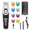 Wahl Colour Trim Tondeuse à barbe, peignes de guidage innovants à code couleur, 240 minutes dautonomie, chargeur USB, idéal 