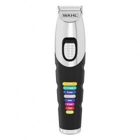 Wahl Colour Trim Tondeuse à barbe, peignes de guidage innovants à code couleur, 240 minutes dautonomie, chargeur USB, idéal 
