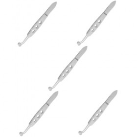 minkissy 5 Pièces Pince De Massage Des Glandes De Meibomius Pince À Épiler En Acier Inoxydable Pince À Paupières Extensions D