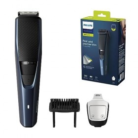 Philips Series 3000 - Tondeuse à barbe électrique pour homme avec tondeuse à barbe de précision, système de guide de coupe, 9