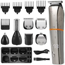 Beavorty Tondeuse Manscape Pour Hommes Rasoir Électrique Tondeuse Électrique Tondeuse À Barbe Kit Tondeuse À Barbe Multifonct