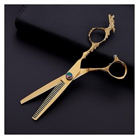 Cheveux de rasoir professionnels, ciseaux plats, ciseaux texturants pour salon, ciseaux de coupe de cheveux électroplaqués do