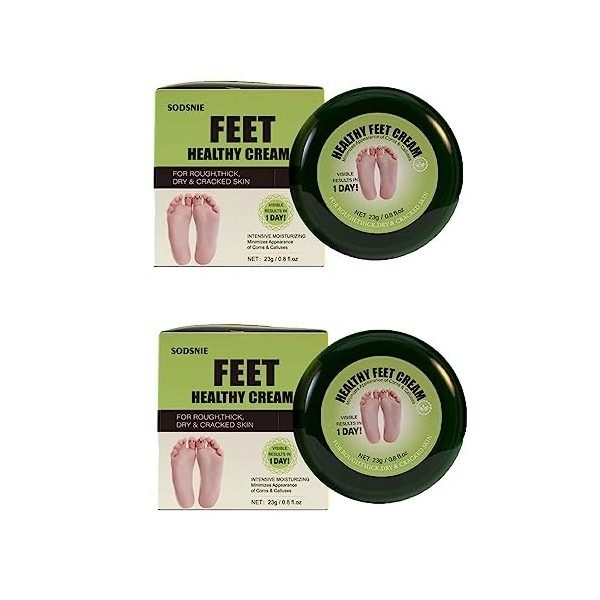 Crème pour Les Pieds Crevasses Crème pour Les Pieds Très Secs et Callosités Crème Réparatrice Pieds Crème Pieds Hydratante 23