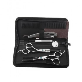minkissy 1 Ensemble De Ciseaux De Coupe De Cheveux De Coiffure De Barbier De Salon Ensemble De Coupe De Cheveux Majeur