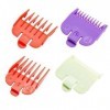 Lot de 4 guides de coupe professionnels compatibles avec la plupart des tondeuses Wahl