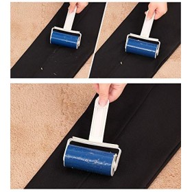 N/A Essuie-poussière Rouleau Lavable réutilisable Rouleau de Charpie Collant pour épilateur pour Animaux de Compagnie Chat Ch
