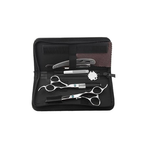 minkissy 1 Set Ciseaux De Coiffure Ciseaux À Cheveux Ciseaux De Coupe De Cheveux Ciseaux De Salon Ciseaux De Coiffeur Outil D