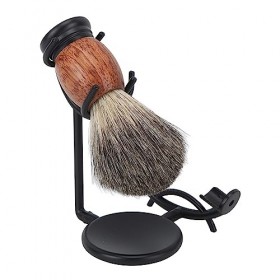 Bol à Savon Porte-barbe, Stable, Pratique, Robuste, Savon à Raser, Chiffon à Taille-savon, Danger pour le Salon