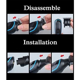 Tondeuse électrique de la Barbe Tout-en-Un Coup de Cheveux électrique 5 en 1 Tuyaux de Moustache sans Fil pour Hommes USB Kit