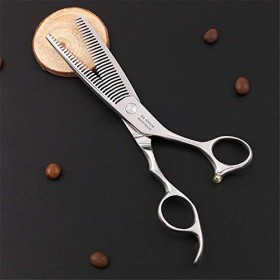 ULIN Ciseaux de Coiffure à dent Double Face Ciseaux à éclaircir Les Cheveux, Ciseaux à éclaircir Les Cheveux en Acier Inoxyda