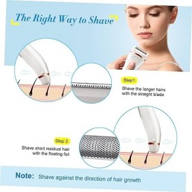 Beavorty 2 Pièces Femme Cheveux Rasoir Femmes Tondeuse Bikini Femme Coupe-Cheveux Dames Électrique Épilateur Rasoirs Électriq