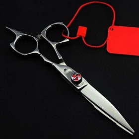 Ciseaux de coupe de cheveux professionnels en acier 440c 9cr13 62HRC de 14 cm, ciseaux amincissants pour barbier, ensemble de...