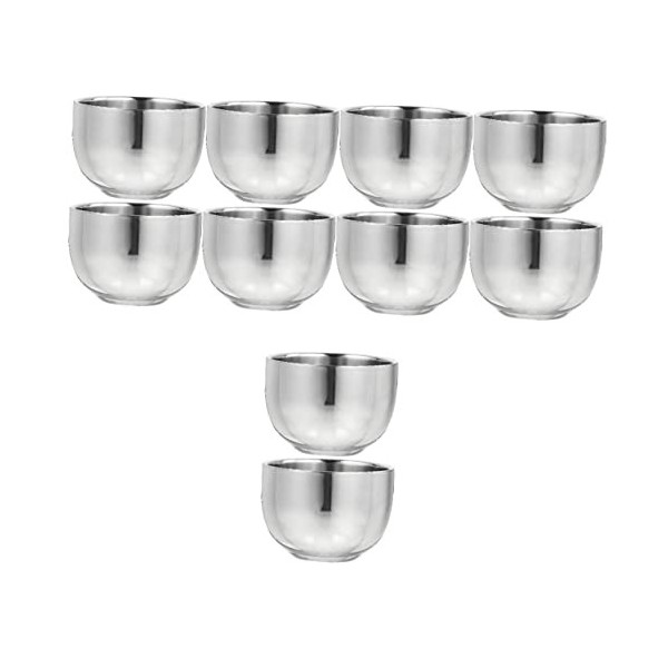 FRCOLOR 10 Pièces Bol De à Raser Tasse De Rasage Lisse Bols De à Raser Bol Moussant Pour Tasse De à Raser Homme Père Mousse à