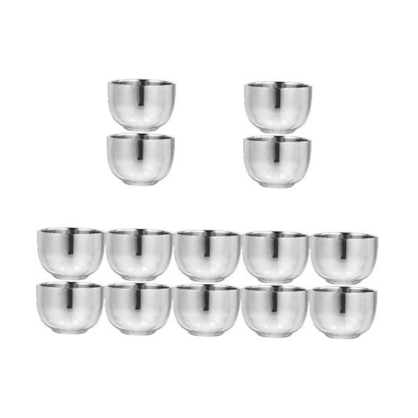 FRCOLOR 10 Pièces Bol De à Raser Tasse De Rasage Lisse Bols De à Raser Bol Moussant Pour Tasse De à Raser Homme Père Mousse à