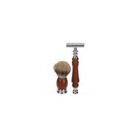 Outil de Nettoyage de Barbe pour Homme, Kit de Soin de Rasage pour Homme, Couteau.de Rasage Manuel, Tondeuse à Barbe, Blairea