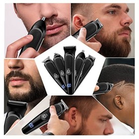 Kit de Coupe de Cheveux électrique 5 en 1, Tondeuse à Cheveux sans Fil, Kit de Tondeuse à Cheveux, Coupe des Poils du Nez, Ra