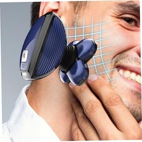 minkissy Tête DHuile Chauve Machine Rasage Rasoirs Portable Nez Tondeuse Mini Hommes Barbe Rasage Rasoir Électrique Rasoirs 