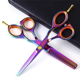 Ciseaux de coiffure, ciseaux de coiffure, ciseaux de coupe de cheveux, ensemble combiné de ciseaux pour cheveux clairsemés, p