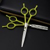 Ciseaux De Coupe De Cheveux, 5 Pouces Professionnel Japon 440c Ciseaux Jaunes Maquillage Coupe Cheveux Ciseaux Coupe Coiffeur