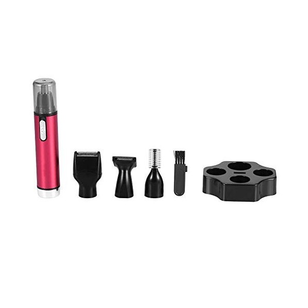 QZH 4 en 1 Hommes électrique Nez Cheveux Tondeuse à Sourcils Tondeuse Rasoir kit de Nettoyage du Visage