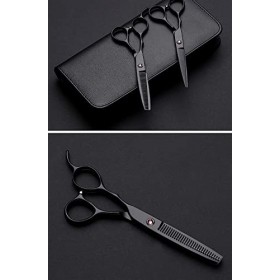 Ciseaux de coiffure série gaucher ciseaux de barbier professionnels ciseaux de styliste de salon coupe nette et précise pour 