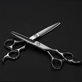 Ensemble de coupe de cheveux professionnel, ensemble de ciseaux de barbier, ensemble de ciseaux de coupe et damincissement d