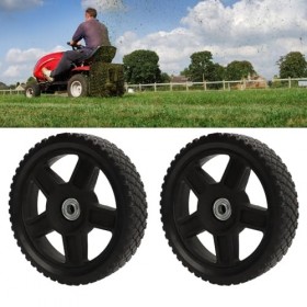 Roues de Tondeuse, Fonctionnement de Lissage, Base Fiable, Roulements Durables, Haute stabilité, 2 Pièces, Empêchent les Frot