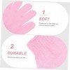 FOMIYES 70 Pièces Gants De Bain À Cinq Doigts Gant De Toilette Coréen Gant De Toilette Gants De Massage Luffa Éponge De Bain 