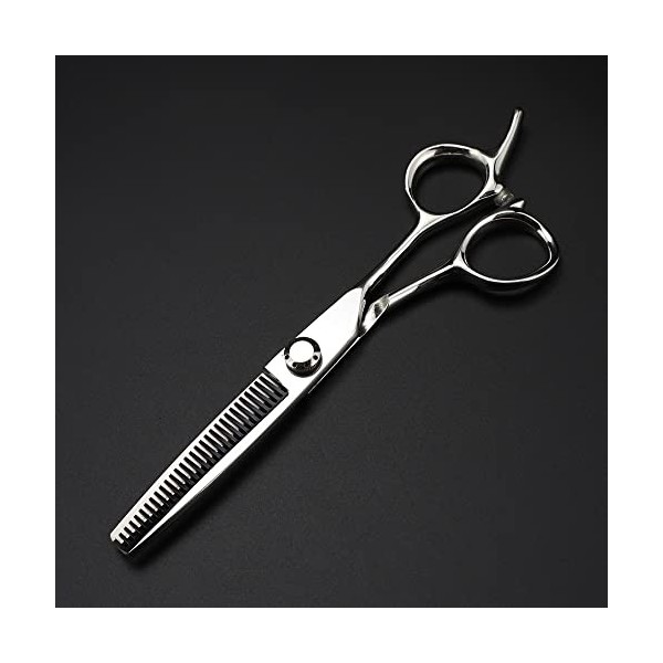 ciseaux de coiffeur Ciseaux De Coupe De Cheveux, 6 Pouces Professionnel Japon 440c Ciseaux En Acier Ciseaux De Cheveux Argent