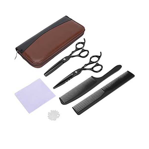 Cutting Scissors, Thinning Scissors with Comb Hair Cutting Scissors Set with Bag for Pet Hair