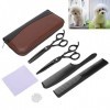 Cutting Scissors, Thinning Scissors with Comb Hair Cutting Scissors Set with Bag for Pet Hair