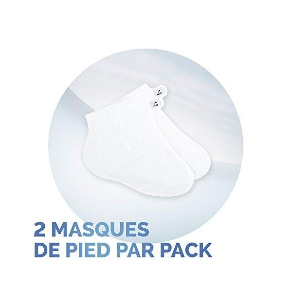 Scholl Masque Pieds Très Hydratant Huile de Coco - Lot de 3