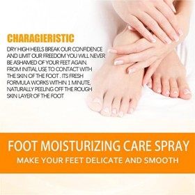 Peegsan 5 Pcs Spray pour Les Pieds à lhuile dorange | 100ML Foot Peeling Spray Huile dorange pour Nourrir Hydratant - Masq