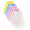 VducK 8pcs Gants de gommage for le corps Serviettes de bain Douche Gants de bain exfoliants Type de gant Serviettes de toilet