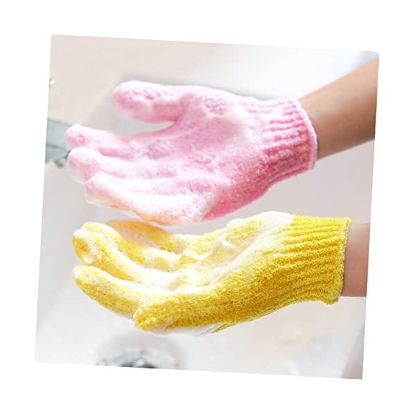 VducK 8pcs Gants de gommage for le corps Serviettes de bain Douche Gants de bain exfoliants Type de gant Serviettes de toilet