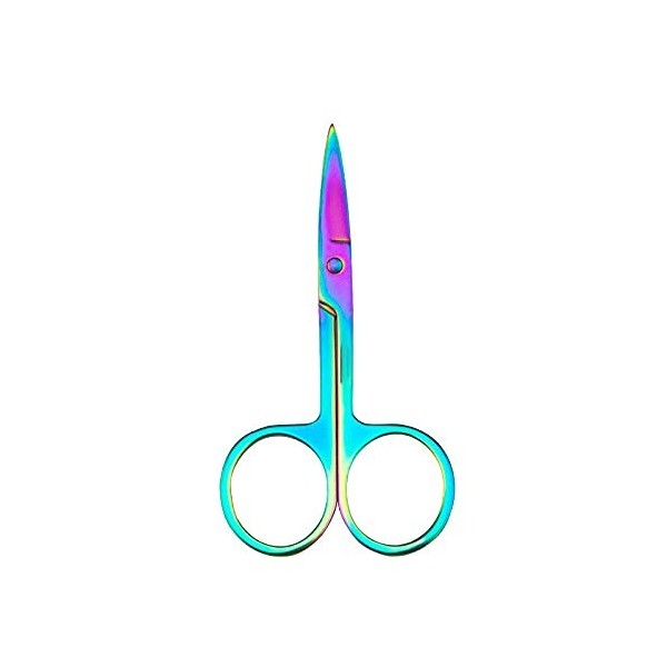 OURVER Ciseaux dartisanat, 1pc acier inoxydable petit outil à ongles sourcils nez ciseaux ciseaux coupés coupe manucure Twee