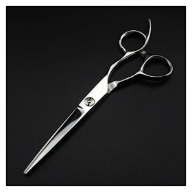 OUYOXI&nbsp;6 pouces ciseaux de barbier, ciseaux argentés, ciseaux de coiffure, ciseaux d’éclaircie, ciseaux plats, ciseaux de coi