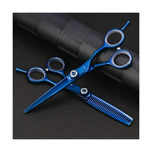 Ciseaux De Coiffure Ciseaux Cheveux Dilution Set 6.0 Pouces Salon De Coiffure Coupe Kit Professionnel Cisaillement en Acier I