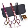 Professionnel Barber Coiffure Scissor Set 6,0 Pouces Couleur Muet Lumière Effiler Ciseaux Ciseaux Plat Dents Ciseaux De Haute