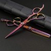 Professionnel Barber Coiffure Scissor Set 6,0 Pouces Couleur Muet Lumière Effiler Ciseaux Ciseaux Plat Dents Ciseaux De Haute